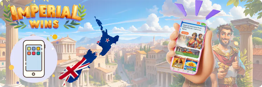 Imperial Wins mobile casino browser access New Zealand