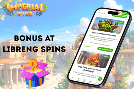 Imperial Wins welcome bonus at libreng spins na alok